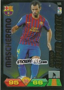 Sticker Mascherano - Liga BBVA 2011-2012. Adrenalyn XL n. 505 - Panini