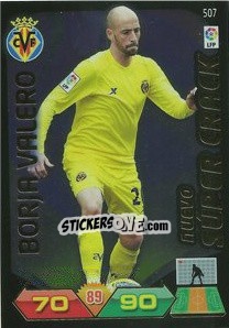 Sticker Borja Valero - Liga BBVA 2011-2012. Adrenalyn XL n. 507 - Panini