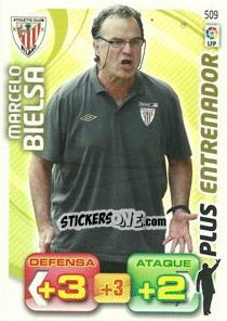 Sticker Marcelo Bielsa - Liga BBVA 2011-2012. Adrenalyn XL n. 509 - Panini