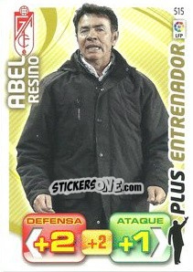 Sticker Abel Resino - Liga BBVA 2011-2012. Adrenalyn XL - Panini