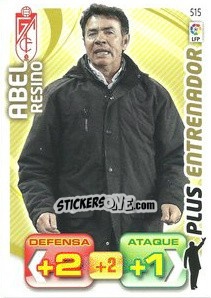 Figurina Abel Resino - Liga BBVA 2011-2012. Adrenalyn XL - Panini