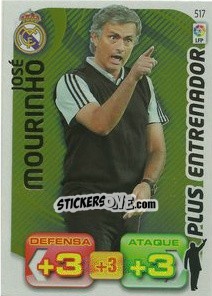 Sticker Jose Mourinho - Liga BBVA 2011-2012. Adrenalyn XL - Panini