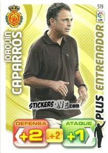 Cromo Joaquin Caparros - Liga BBVA 2011-2012. Adrenalyn XL - Panini