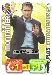 Sticker Philippe Montanier - Liga BBVA 2011-2012. Adrenalyn XL n. 523 - Panini
