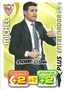 Sticker Michel - Liga BBVA 2011-2012. Adrenalyn XL n. 524 - Panini