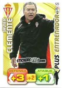 Sticker Javier Clemente - Liga BBVA 2011-2012. Adrenalyn XL n. 525 - Panini