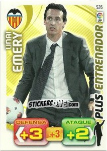 Cromo Unai Emery - Liga BBVA 2011-2012. Adrenalyn XL n. 526 - Panini