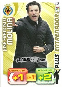 Sticker Jose Francisco Molina - Liga BBVA 2011-2012. Adrenalyn XL n. 527 - Panini