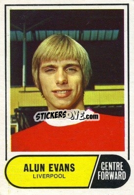 Sticker Alun Evans - Footballers 1969-1970
 - A&BC