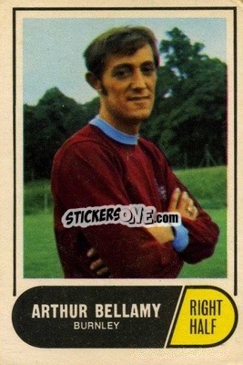 Sticker Arthur Bellamy - Footballers 1969-1970
 n. 124 - A&BC
