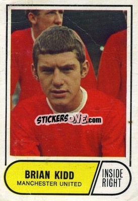 Sticker Brian Kidd - Footballers 1969-1970
 n. 97 - A&BC