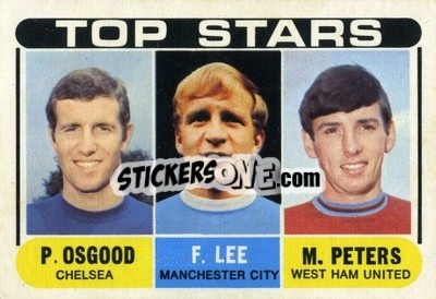 Sticker Checklist 2 (P. Osgood / F. Lee / M. Peters) - Footballers 1969-1970
 - A&BC