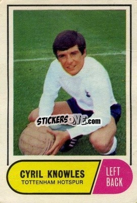 Sticker Cyril Knowles - Footballers 1969-1970
 n. 148 - A&BC