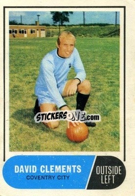 Sticker Dave Clements - Footballers 1969-1970
 n. 167 - A&BC