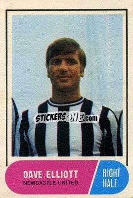 Figurina Dave Elliott - Footballers 1969-1970
 n. 156 - A&BC