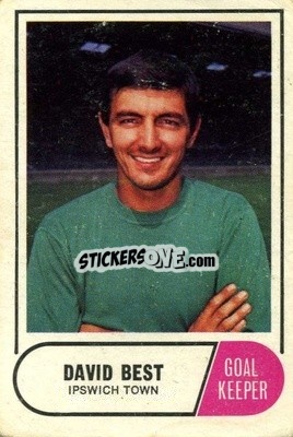 Sticker David Best - Footballers 1969-1970
 n. 168 - A&BC