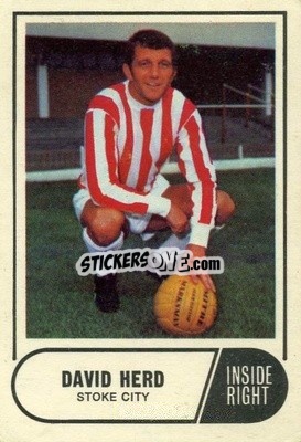 Cromo David Herd - Footballers 1969-1970
 n. 133 - A&BC