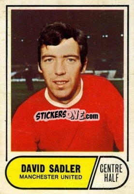 Sticker David Sadler  - Footballers 1969-1970
 - A&BC