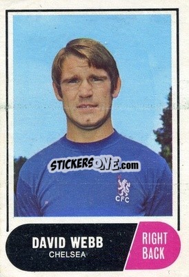 Sticker David Webb - Footballers 1969-1970
 - A&BC