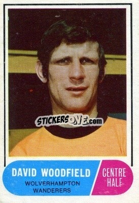 Sticker David Woodfield - Footballers 1969-1970
 n. 117a - A&BC