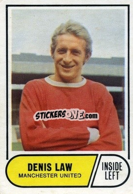 Sticker Denis Law - Footballers 1969-1970
 n. 39 - A&BC