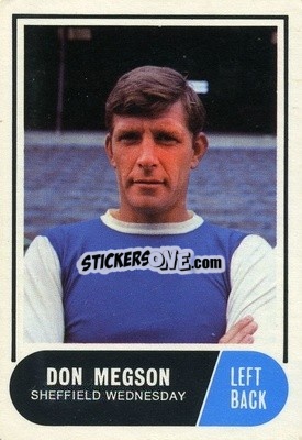 Sticker Don Megson - Footballers 1969-1970
 n. 9 - A&BC