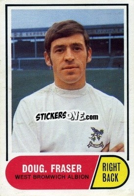 Sticker Doug Fraser - Footballers 1969-1970
 n. 37 - A&BC