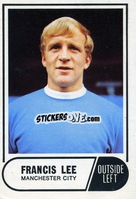 Sticker Francis Lee - Footballers 1969-1970
 n. 58 - A&BC
