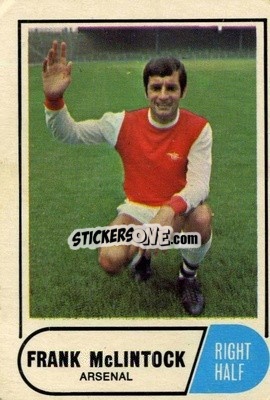 Sticker Frank McLintock  - Footballers 1969-1970
 n. 132b - A&BC