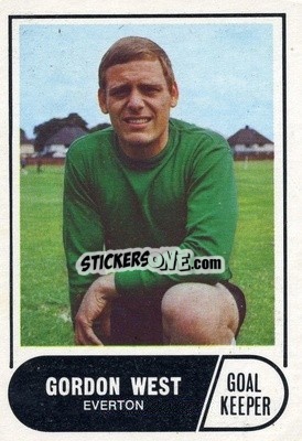 Sticker Gordon West - Footballers 1969-1970
 n. 110 - A&BC