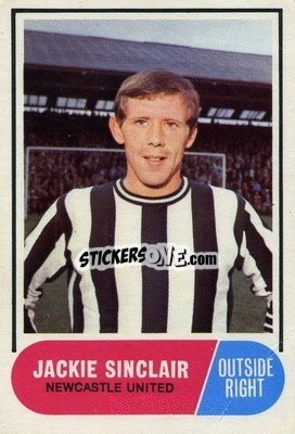 Sticker Jackie Sinclair - Footballers 1969-1970
 n. 8 - A&BC