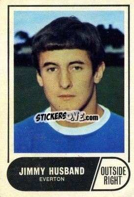 Sticker Jim Husband - Footballers 1969-1970
 n. 159 - A&BC