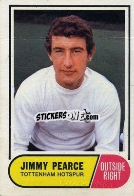 Sticker Jimmy Pearce - Footballers 1969-1970
 n. 11 - A&BC