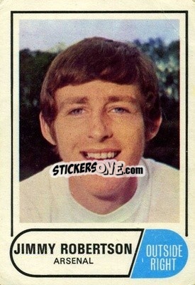 Sticker Jimmy Robertson - Footballers 1969-1970
 n. 150 - A&BC
