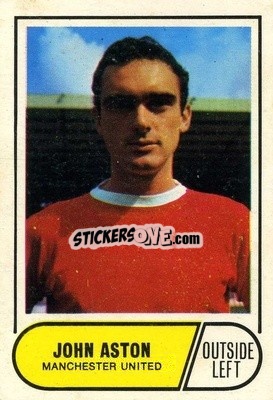 Sticker John Aston - Footballers 1969-1970
 - A&BC