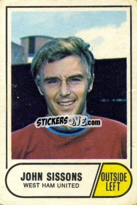 Sticker John Sissons  - Footballers 1969-1970
 - A&BC