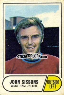 Sticker John Sissons  - Footballers 1969-1970
 n. 151b - A&BC