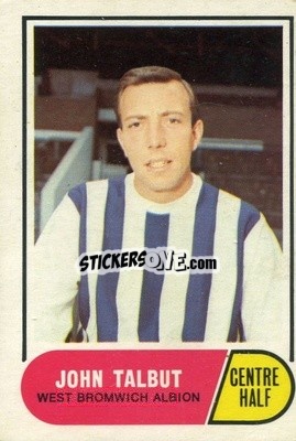 Sticker John Talbut - Footballers 1969-1970
 - A&BC