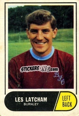 Sticker Les Latcham - Footballers 1969-1970
 n. 131 - A&BC