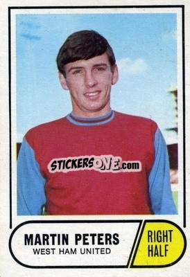 Sticker Martin Peters - Footballers 1969-1970
 n. 114 - A&BC