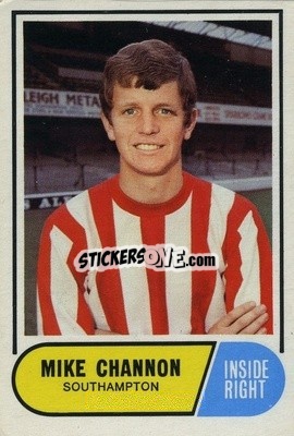 Sticker Mike Channon - Footballers 1969-1970
 n. 14 - A&BC