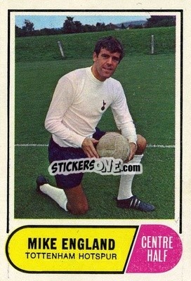 Sticker Mike England - Footballers 1969-1970
 n. 81 - A&BC