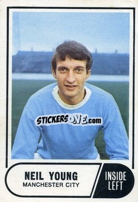 Sticker Neil Young - Footballers 1969-1970
 n. 45 - A&BC