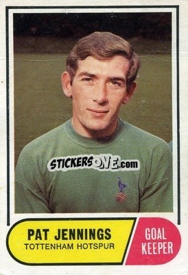 Sticker Pat Jennings - Footballers 1969-1970
 n. 64 - A&BC