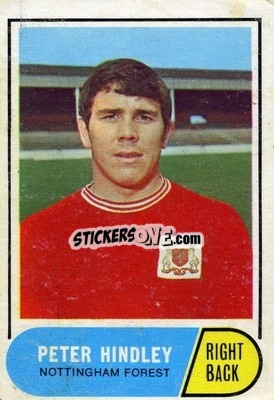 Sticker Peter Hindley - Footballers 1969-1970
 - A&BC
