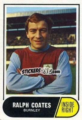 Sticker Ralph Coates - Footballers 1969-1970
 n. 74 - A&BC