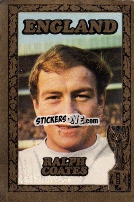 Sticker Ralph Coates - Footballers 1969-1970
 n. WCF9 - A&BC