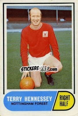 Sticker Terry Hennessey - Footballers 1969-1970
 n. 17 - A&BC