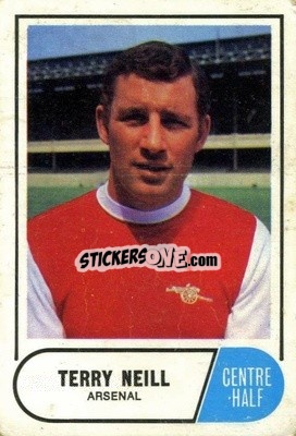 Cromo Terry Neill - Footballers 1969-1970
 n. 137 - A&BC