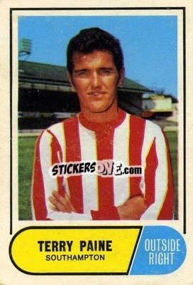 Sticker Terry Paine - Footballers 1969-1970
 n. 126 - A&BC